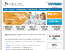 Tablet Screenshot of medofficepro.com